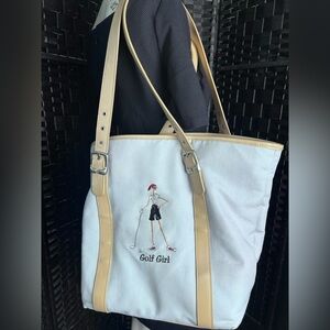 the sunny hawaii girls golf tote bag